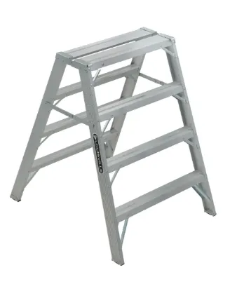 LOUISVILLE LADDER 4-FOOT ALUMINUM SAWHORSE LADDER, TYPE IA, 300-POUND LOAD CAPACITY, L-2032-04