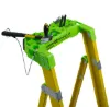 LOUISVILLE LADDER 4-FOOT FIBERGLASS CROSS PINNACLE PLATFORM AND LEANING STEP LADDER, FCP1404HD - Image 4