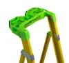 LOUISVILLE LADDER 4-FOOT FIBERGLASS CROSS PINNACLE PLATFORM AND LEANING STEP LADDER, FCP1404HD - Image 5