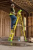 LOUISVILLE LADDER 4-FOOT FIBERGLASS CROSS-STEP LADDER, TYPE IAA, 375-POUND LOAD CAPACITY, FXS1404HD - Image 18
