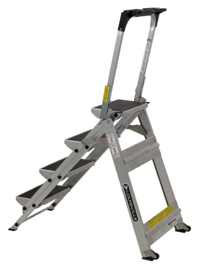 LOUISVILLE LADDER 4-FOOT STEP STOOL LADDER, TYPE IA, 300-POUND LOAD CAPACITY, L-2011-04