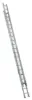 LOUISVILLE LADDER 40-FOOT ALUMINUM EXTENSION LADDER, TYPE IA, 300-POUND LOAD CAPACITY, AE1240