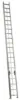LOUISVILLE LADDER 40-FOOT ALUMINUM MULTI-SECTION EXTENSION LADDER, TYPE I, 250-POUND LOAD CAPACITY, AE3240