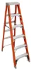 LOUISVILLE LADDER 6-FOOT FIBERGLASS STEP LADDER, TYPE IAA, 375-POUND LOAD CAPACITY, FS1306HD