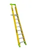 LOUISVILLE LADDER 8-FOOT FIBERGLASS CROSS PINNACLE PLATFORM AND LEANING STEP LADDER, FCP1408HD - Image 2