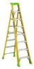 LOUISVILLE LADDER 8-FOOT FIBERGLASS CROSS-STEP LADDER, TYPE IAA, 375-POUND LOAD CAPACITY, FXS1408HD