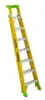 LOUISVILLE LADDER 8-FOOT FIBERGLASS CROSS-STEP LADDER, TYPE IAA, 375-POUND LOAD CAPACITY, FXS1408HD - Image 2