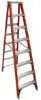 LOUISVILLE LADDER 8-FOOT FIBERGLASS STEP LADDER, TYPE IAA, 375-POUND LOAD CAPACITY, FS1308HD