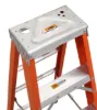 LOUISVILLE LADDER 8-FOOT FIBERGLASS STEP LADDER, TYPE IAA, 375-POUND LOAD CAPACITY, FS1308HD - Image 3