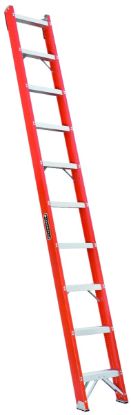 Louisville Ladder 10-Foot Fiberglass Shelf Ladder, Type IA, 300-Pound Load Capacity, FH1010