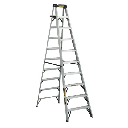 LOUISVILLE LADDER 10-FOOT ALUMINUM STEP LADDER, DXL2010-10