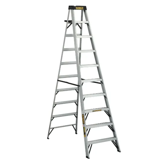 LOUISVILLE LADDER 10-FOOT ALUMINUM STEP LADDER, DXL2010-10