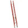 LOUISVILLE LADDER 20-FOOT FIBERGLASS EXTENSION LADDER, FE3220