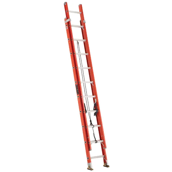 LOUISVILLE LADDER 20-FOOT FIBERGLASS EXTENSION LADDER, FE3220