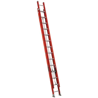 LOUISVILLE LADDER 28-FOOT FIBERGLASS EXTENSION LADDER, FE3228