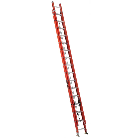 LOUISVILLE LADDER 32-FOOT FIBERGLASS EXTENSION LADDER, FE3232