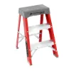 LOUISVILLE LADDER 2-FOOT FIBERGLASS STEP STOOL LADDER, FS1502