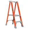 LOUISVILLE LADDER 2-FOOT FIBERGLASS PINNACLE PLATFORM STEP LADDER, FXP1702