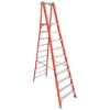 LOUISVILLE LADDER 10-FOOT FIBERGLASS PINNACLE PRO PLATFORM LADDER, FXP1710