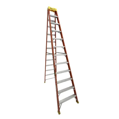 LOUISVILLE LADDER 12-FOOT FIBERGLASS STEP LADDER, L-3016-12