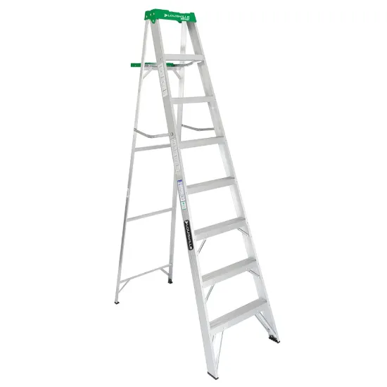 LOUISVILLE LADDER 8-FOOT ALUMINUM STEP LADDER, AS4008