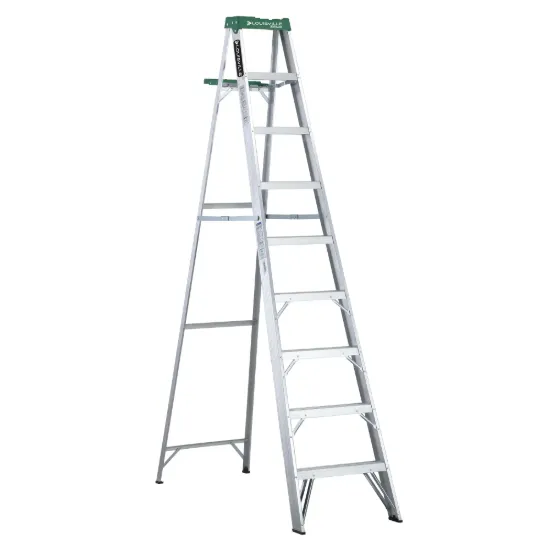 LOUISVILLE LADDER 9-FOOT ALUMINUM STEP LADDER, AS4009