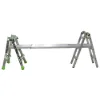 LOUISVILLE LADDER 14-FOOT ALUMINUM MULTIPURPOSE LADDER, L-2099-14