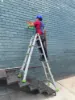 LOUISVILLE LADDER 18-FOOT ALUMINUM MULTIPURPOSE LADDER, L-2099-18 - Image 9