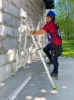 LOUISVILLE LADDER 18-FOOT ALUMINUM MULTIPURPOSE LADDER, L-2099-18 - Image 13