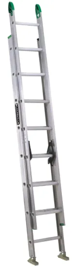 LOUISVILLE LADDER 16-FOOT ALUMINUM EXTENSION LADDER, AE4216PG