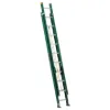 LOUISVILLE LADDER 20-FOOT FIBERGLASS EXTENSION LADDER, FE0620