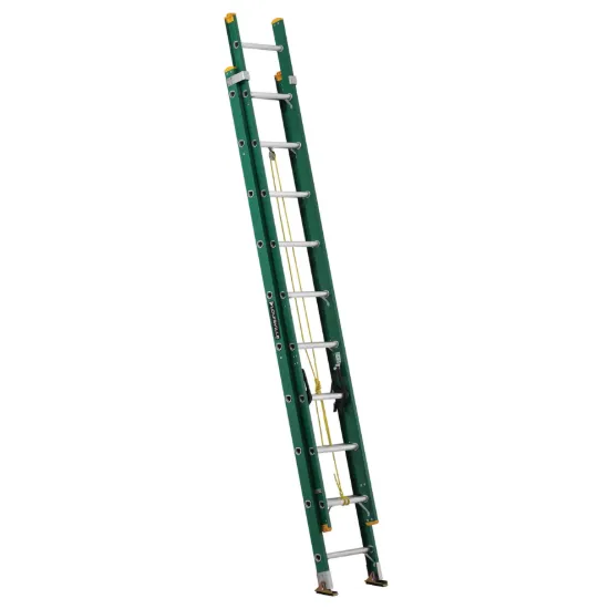 LOUISVILLE LADDER 20-FOOT FIBERGLASS EXTENSION LADDER, FE0620