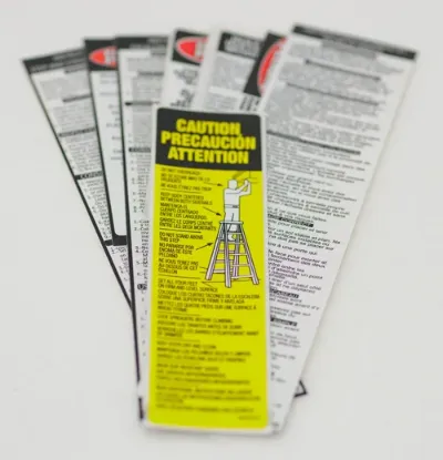 LOUISVILLE LADDER STEP REPLACEMENT LABEL KITS, PK708-SL