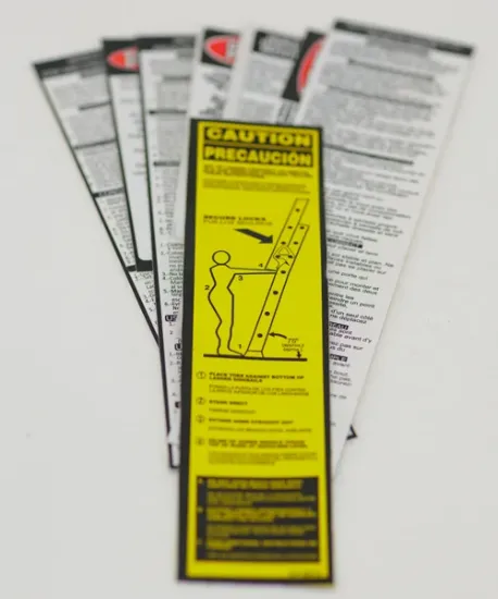 LOUISVILLE LADDER EXTENSION REPLACM LABEL KITS, PK708-EL