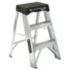 LOUISVILLE LADDER 2-FOOT ALUMINUM STEP STOOL, AS3002