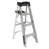 LOUISVILLE LADDER 4-FOOT ALUMINUM STEP LADDER, AS3004