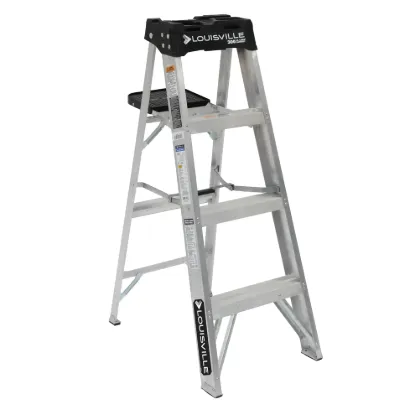 LOUISVILLE LADDER 4-FOOT ALUMINUM STEP LADDER, AS3004