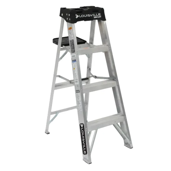 LOUISVILLE LADDER 4-FOOT ALUMINUM STEP LADDER, AS3004