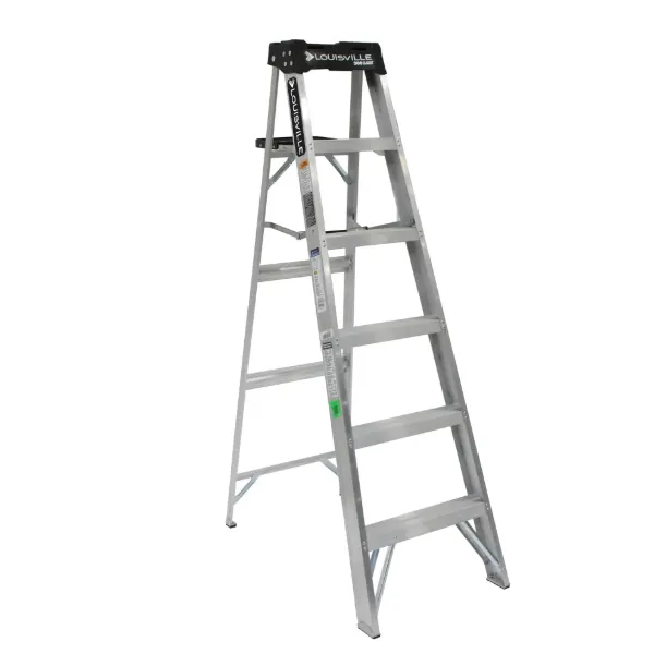 LOUISVILLE LADDER 6-FOOT ALUMINUM STEP LADDER, AS3006