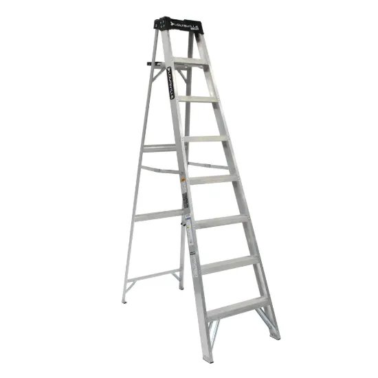 LOUISVILLE LADDER 8-FOOT ALUMINUM STEP LADDER, AS3008