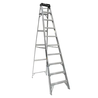 LOUISVILLE LADDER 10-FOOT ALUMINUM STEP LADDER, AS3010