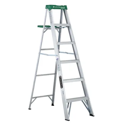 LOUISVILLE LADDER 6-FOOT ALUMINUM STEP LADDER, AS4006
