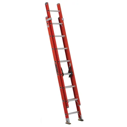 LOUISVILLE LADDER 16-FOOT FIBERGLASS EXTENSION LADDER, FE3216