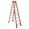 LOUISVILLE LADDER 8-FOOT FIBERGLASS STEP LADDER, FS1408HD