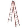 LOUISVILLE LADDER 12-FOOT FIBERGLASS STEP LADDER, FS1412HD