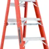 LOUISVILLE LADDER 12-FOOT FIBERGLASS STEP LADDER, FS1412HD - Image 4