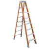 LOUISVILLE LADDER 8-FOOT FIBERGLASS STEP LADDER, FS1508