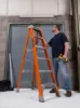 LOUISVILLE LADDER 8-FOOT FIBERGLASS STEP LADDER, FS1508 - Image 2