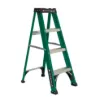 LOUISVILLE LADDER 4-FOOT FIBERGLASS STEP LADDER, FS4004