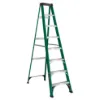 LOUISVILLE LADDER 8-FOOT FIBERGLASS STEP LADDER, FS4008